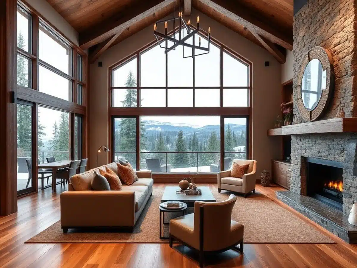 Luxury Contemporary Mountain Home Interiors by WRJ Design