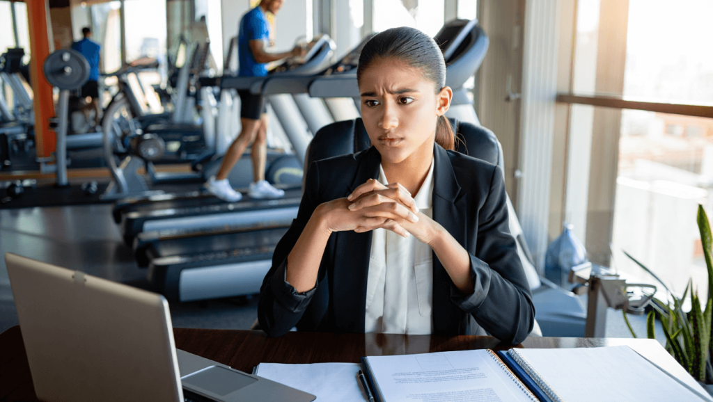 ‘What are people’s thoughts on using the office gym during the day?’