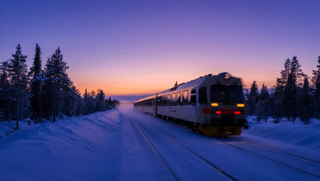Take the night train in Sweden, from Stockholm to the Arctic