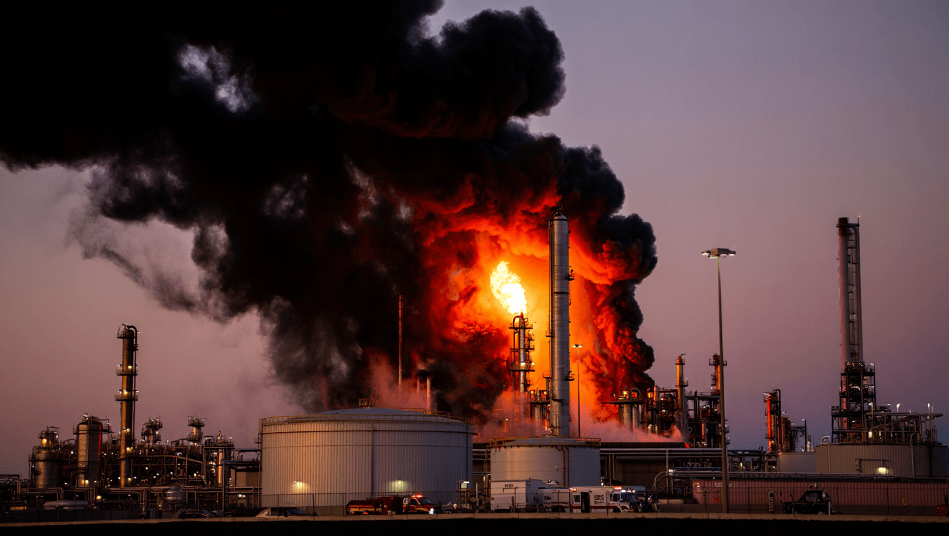 Fire at Valero Texas Refinery Further Pressures Oil Market
