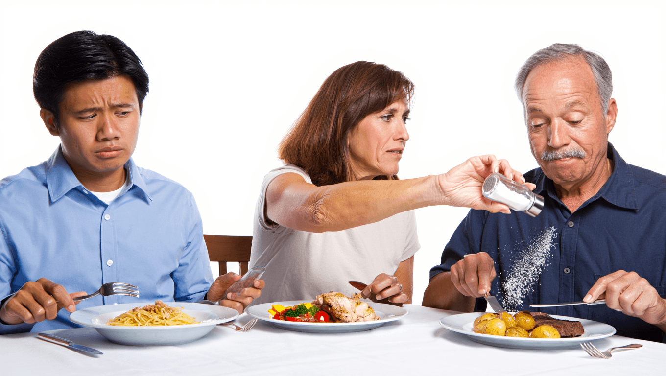 Who's Most Likely To Add Extra Salt To Their Food? A New Study Has The Answer